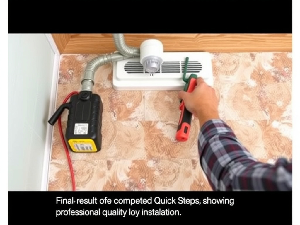 Completed Quick Steps: installation showing professional results