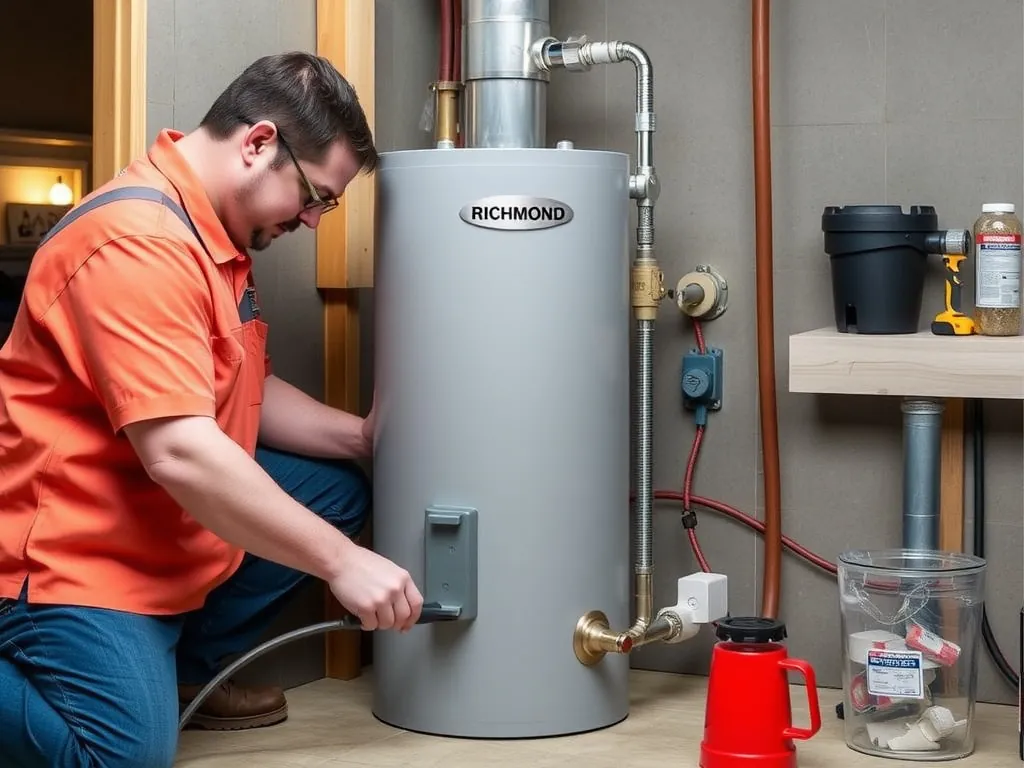 Professional Richmond Water Heater: Complete Technical Guide fo setup with proper tools and equipment