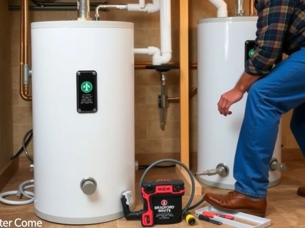 Professional Bradford White 40 Gallon Water Heater: Complete Cost, Efficiency & Installation Guide setup with proper tools and equipment