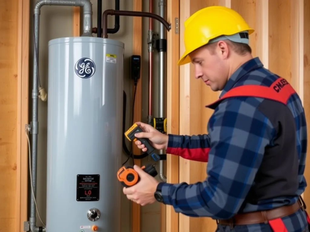 Professional GE electric water heaters deliver reliable, energy setup with proper tools and equipment